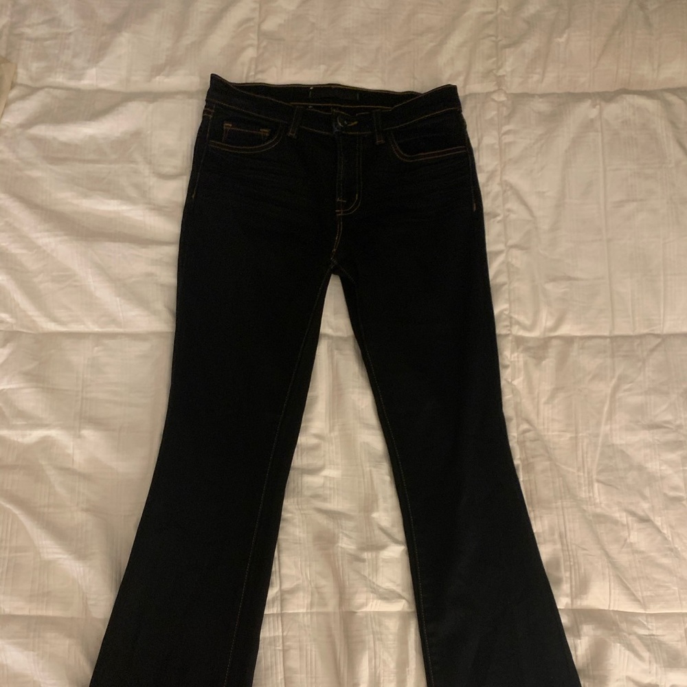 J brand low rise flare jeans